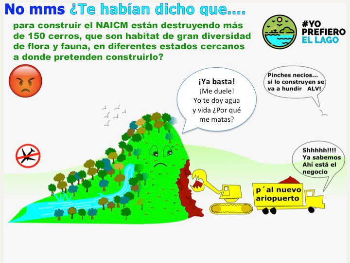 AtencoFPDT's tweet photo. Te han dicho q p construir @NvoAeropuertoMx están devastando más de 150 cerros en #EdoMex #Tlaxcala e #Hidalgo?
Los cerros son habitat de flora y fauna y nuestros guardianes del agua de la lluvia
No permitamos q la destrucción continúe
#YoPrefieroElLago #YoPrefieroLosCerros https://t.co/Sqe2dQqLvv