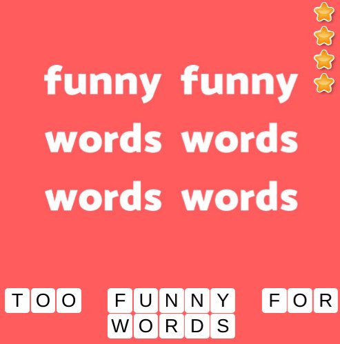 Captionable's tweet photo. "Too funny for words" Solve rebus games online at https://t.co/1CIBCEk1Jj. https://t.co/rLij3CtP8B
