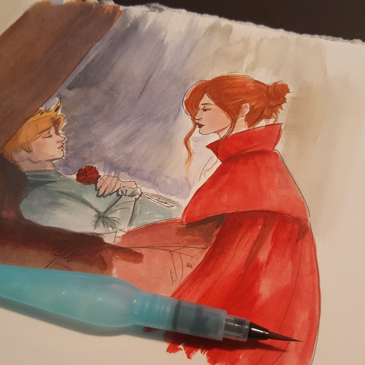 AbridgedElemnts's tweet photo. #Inktober day 6 drooling.
Well it was a very deep slumber, lol. Day 6 brought to you by Air!
#Inktober2018 #inktoberday6 #officialinktober #drooling #sleepingbeauty #sleeping #slumber #rule63 #rulesoftheinternet #Art #genderswap https://t.co/TcvDu1pTRO
