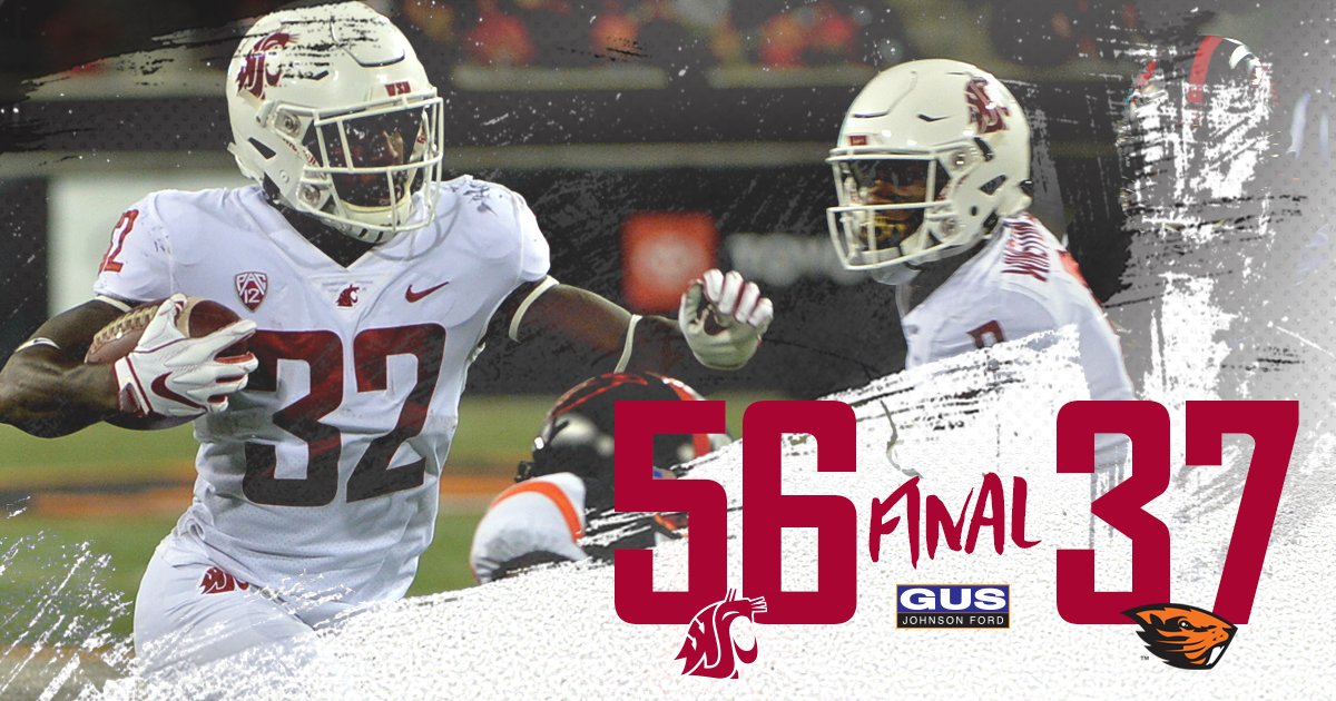 WSUCougarFB's tweet photo. COUGS WIN!

#GoCougs | #JointheHunt https://t.co/VpAJLCSJYI