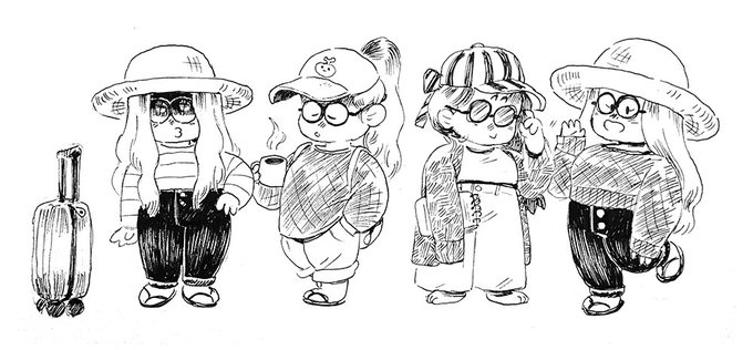 outfits for my trip tomorrow, i'm pretty sure i look as cool as this . . . 
