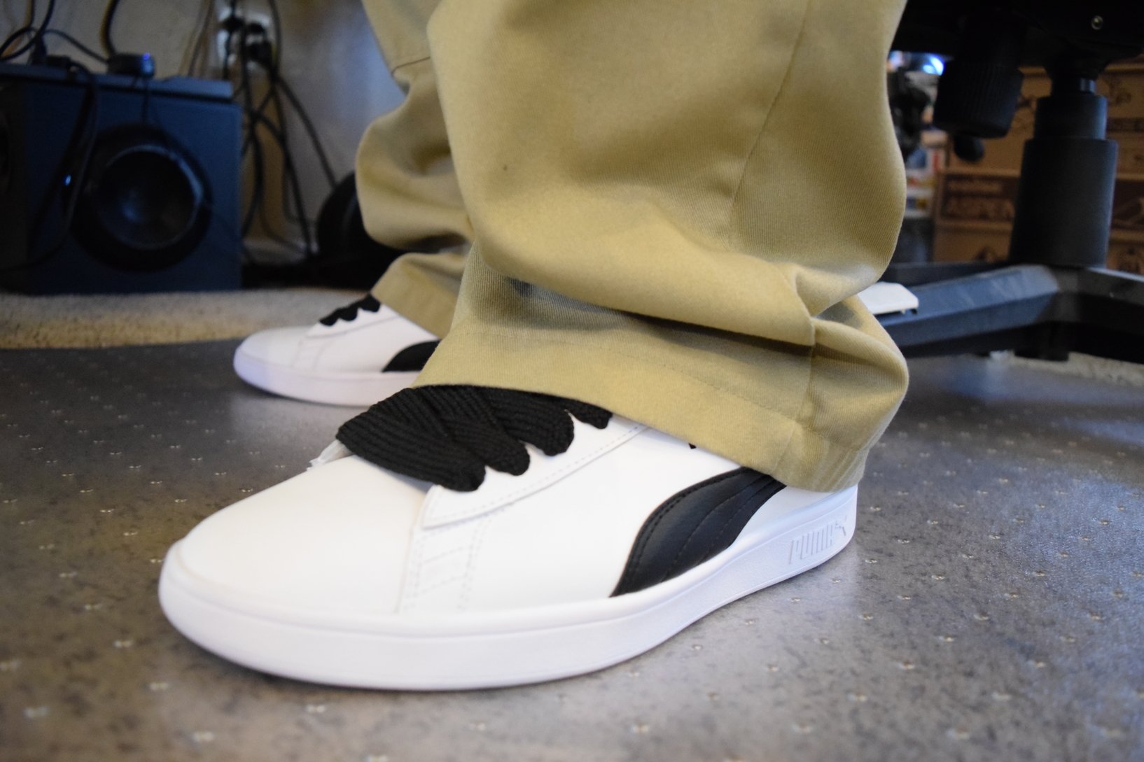 Old school sales puma fat laces