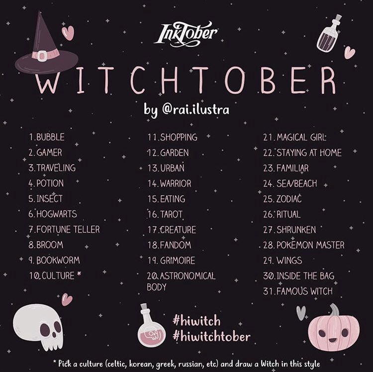 Featured image of post Witchtober Espa ol Proyecto publicado en septiembre de 2020