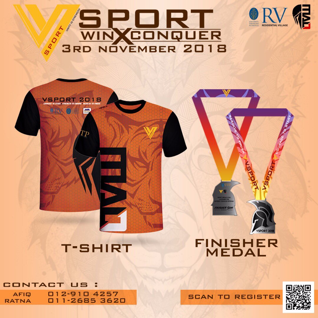 utpvsport's tweet photo. Registration fees:
UTP Students : RM50
UTP Staff : RM55
Outsiders : RM60
Registration due date: 12 October 2018

HURRY AND SIGN UP NOW!!!!!!!! https://t.co/tt2IpW2Bw7