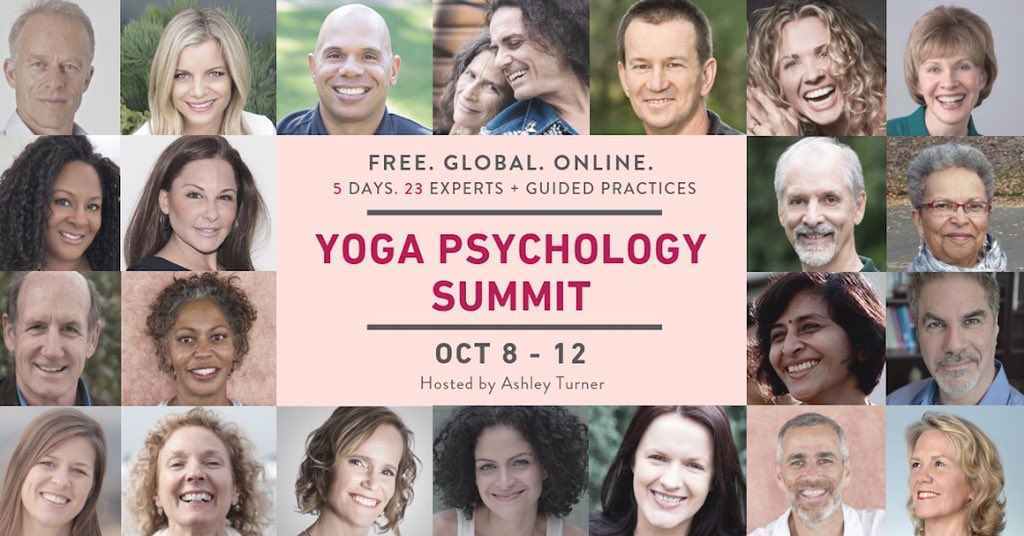 I’m thrilled to be part of the online Yoga Psychology Summit, beginning tomorrow - register to access the teachings of so many wonderful leaders in the field of Yoga and Mental Health - online wherever you are! Register bit.ly/yps_jl 
#yoga #psychology <a href="/AshleyTurner1/">Ashley Turner</a>