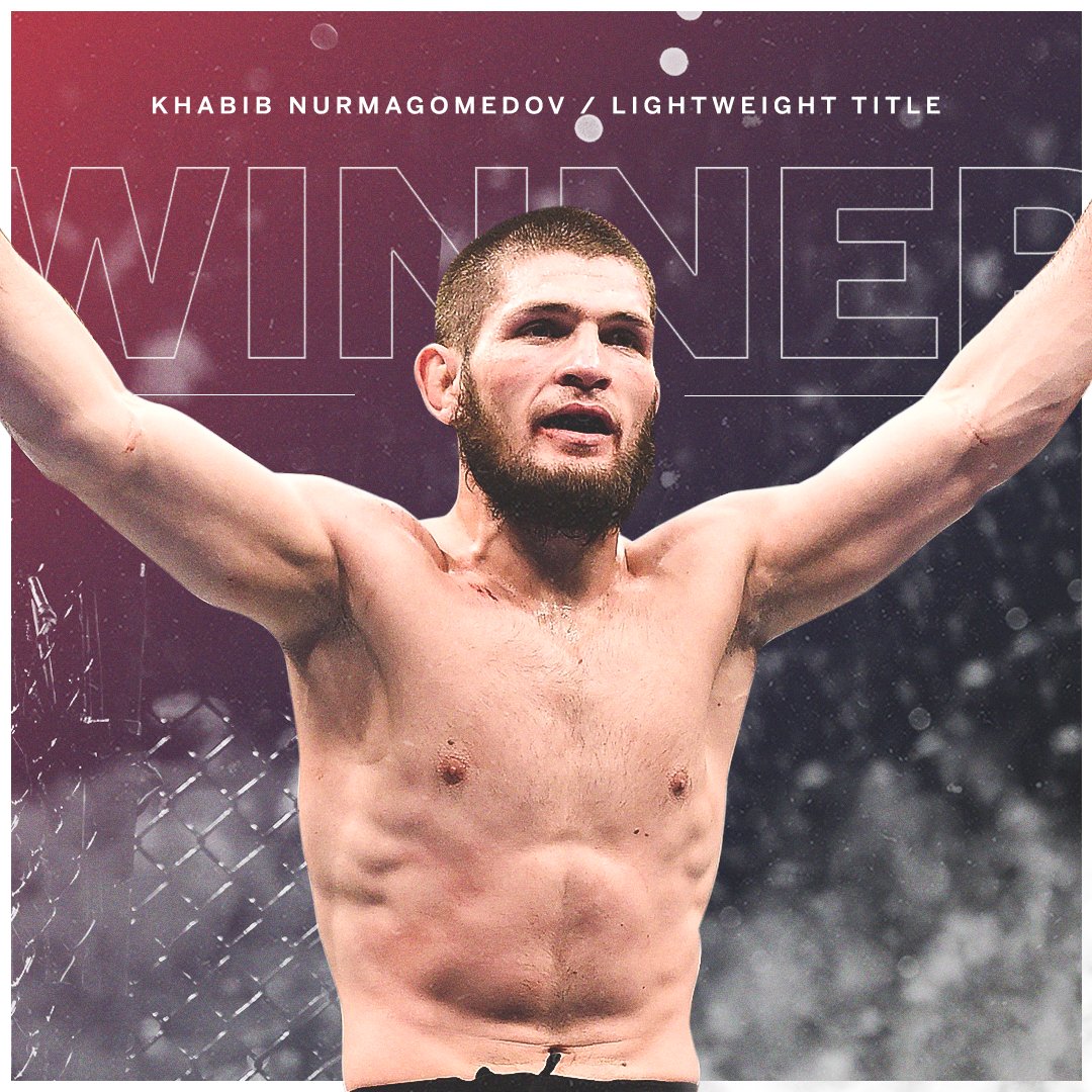 KHABIB NURMAGOMEDOV WINS! 🦅 #UFC229