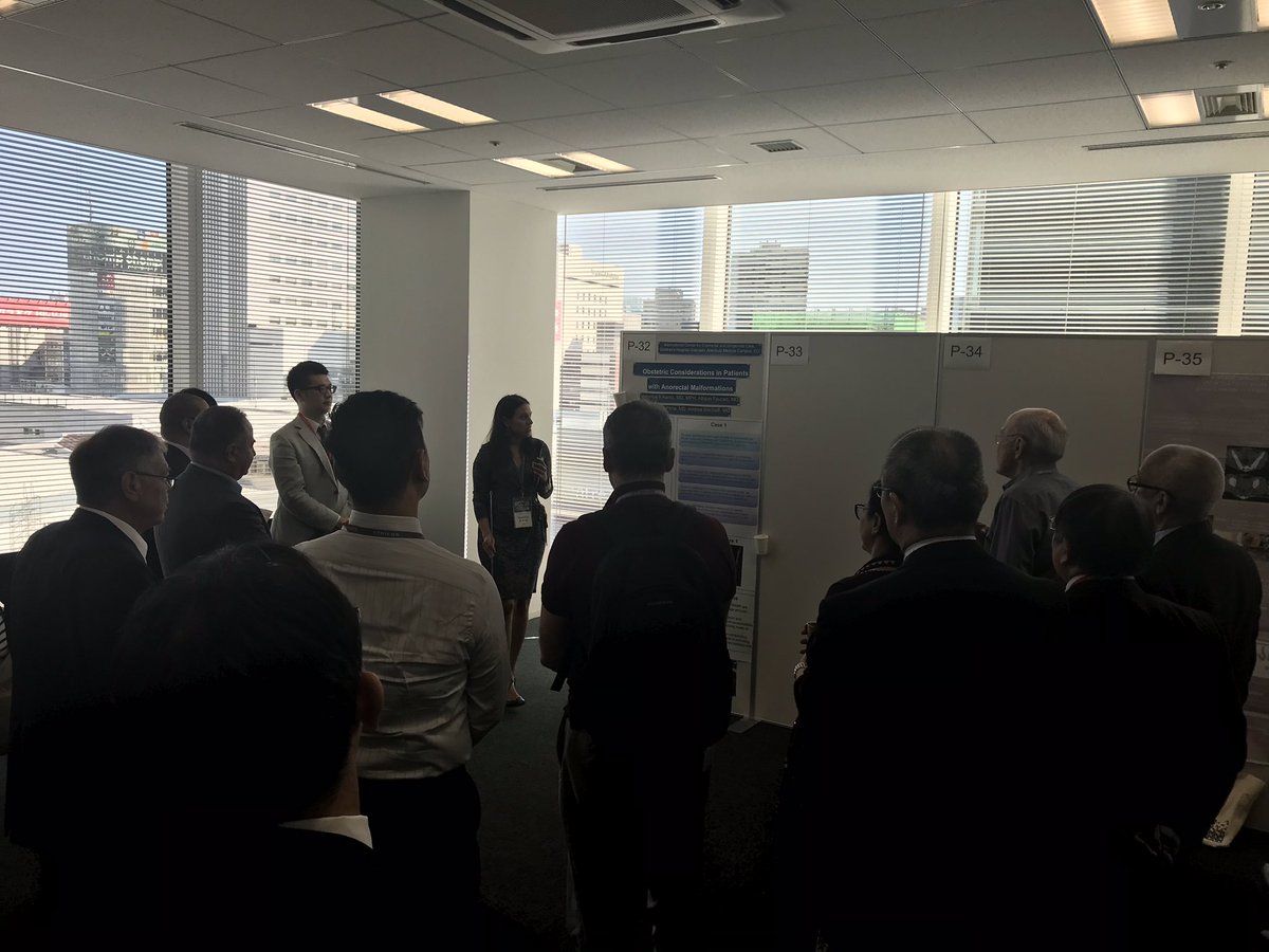 DrsPenaBischoff's tweet photo. Dr. Alaniz, #gynecologist from our Center, just presented her poster at the Pediatric Colorectal Club. We cannot over emphasize the importance of a gynecologist when dealing with females with anorectal malformation. Dr. Alaniz is superb! #womeninsurgery #ILookLikeASurgeon https://t.co/ZGFTkzBYmc