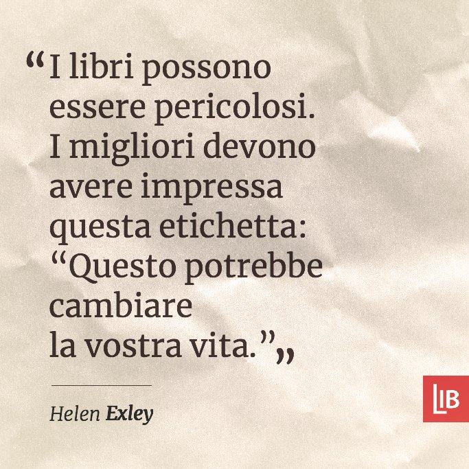 illibraio's tweet photo. Domanda da un milione di dollari: quale libro ha cambiato la vostra? 📚 https://t.co/xuIePn0VhP