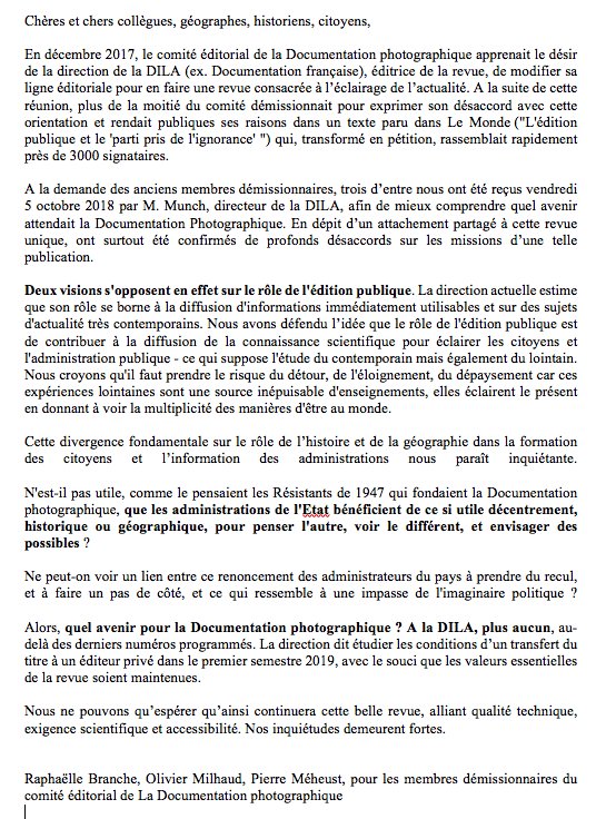 flr_louis's tweet image. Le point sur la situation de La Documentation photographique