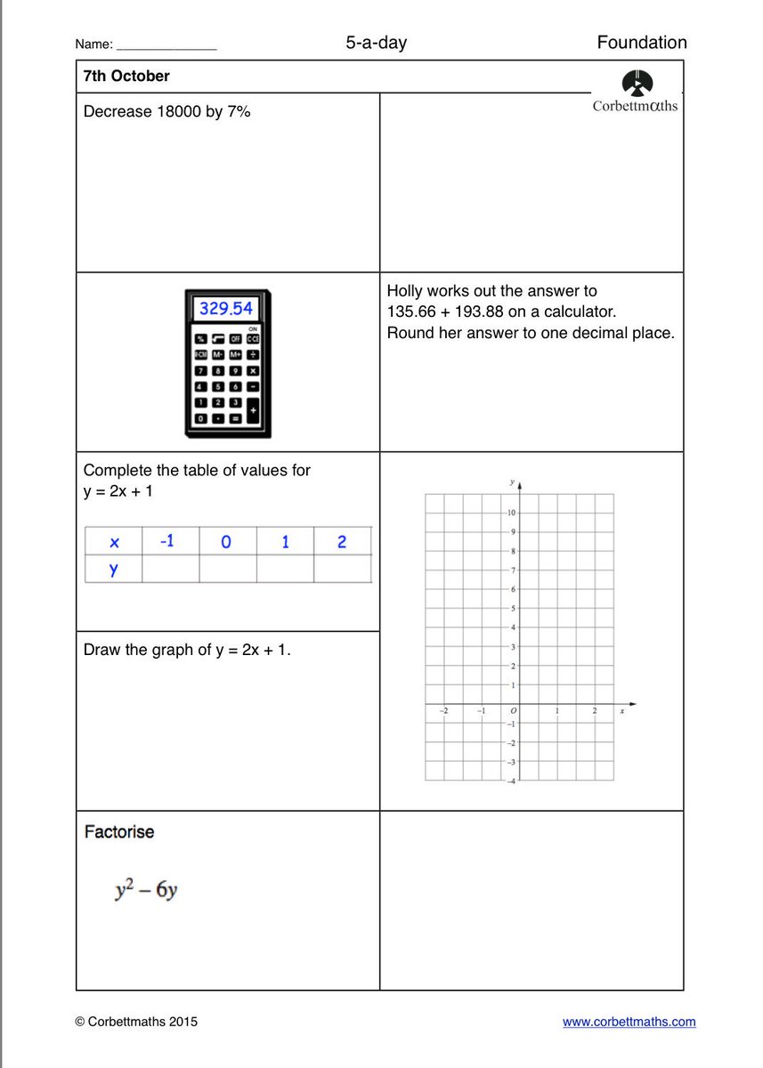 Corbettmaths tweet media