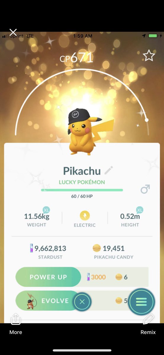 taniquispogo's tweet photo. Traded one of my shiny event pikachus to one of my bestest friend’s in the world for his 4000th pikachu catch!
#bestestfriendever #pokemonfriends #shinypikachu #shinypokemon #niantic #pokemongo #pokemon #otkswole #luckypokemon https://t.co/iYjeaxkKpB