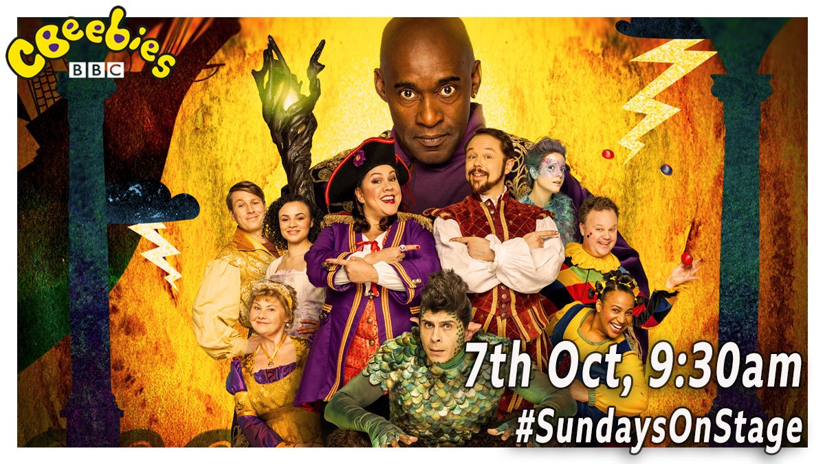 CBeebiesHQ's tweet photo. This is your #SundaysOnStage early reminder π€
9:30am today π
#CBeebiesTheTempest β‘οΈπ
#ShakespeareWeekend https://t.co/hC8DHPfeKm