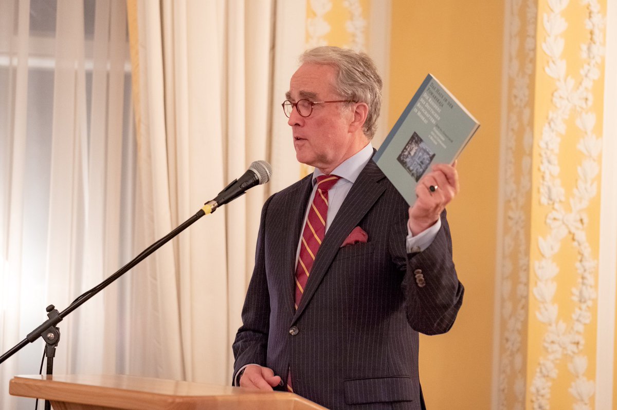 GERonOstpolitik's tweet photo. Our Ambasssador in #Moscow presented book on the history of the German residence, “the house on Povarskaya”, in the impressive building itself. Photos © Nikita Markov https://t.co/XytgdSYbTV