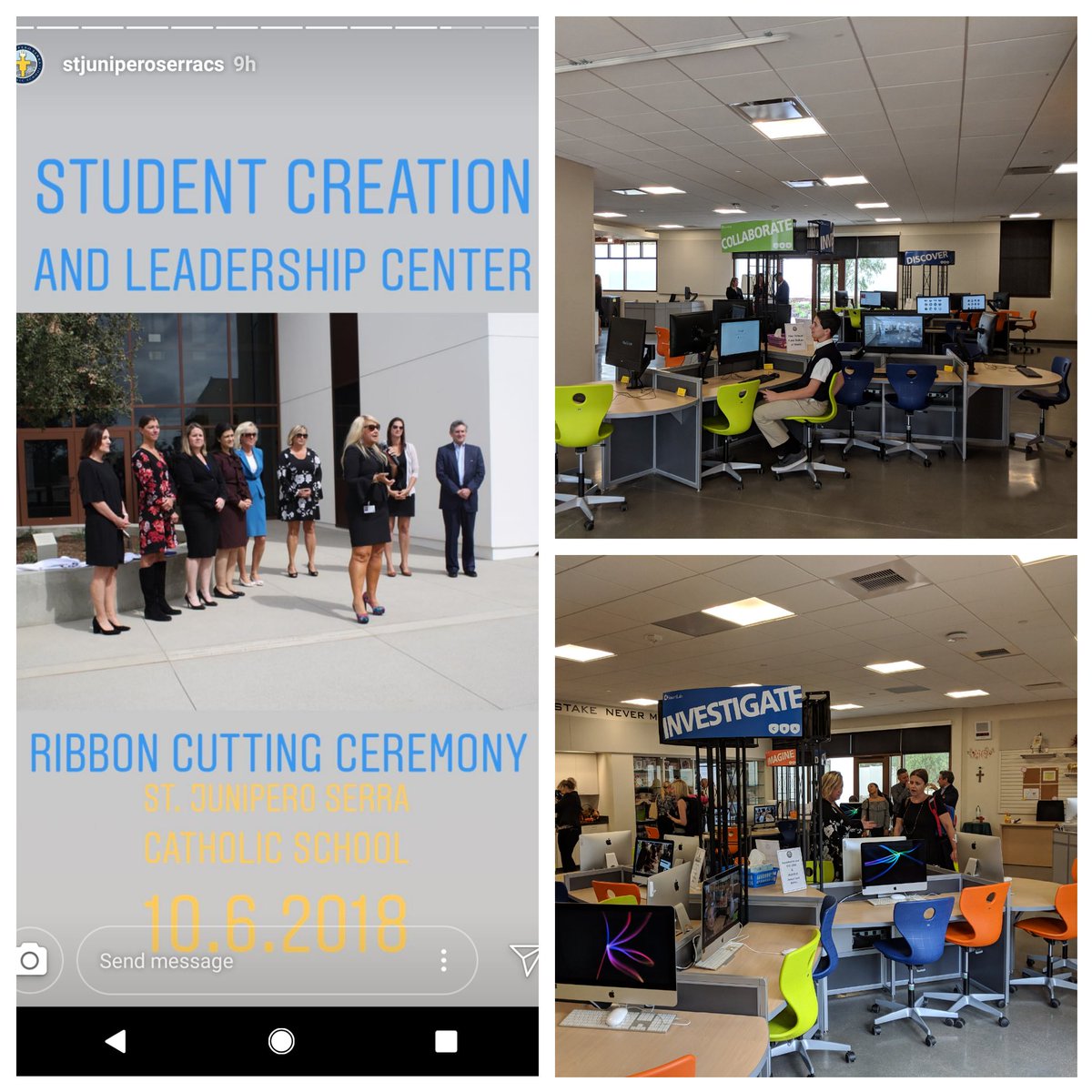 zilliedtech's tweet image. Congrats to @StSerraCSRSM Everything today was great, and can't wait to show off the SmartLab's. #serrastrong #stemsmartlab @SmartLab_tweets