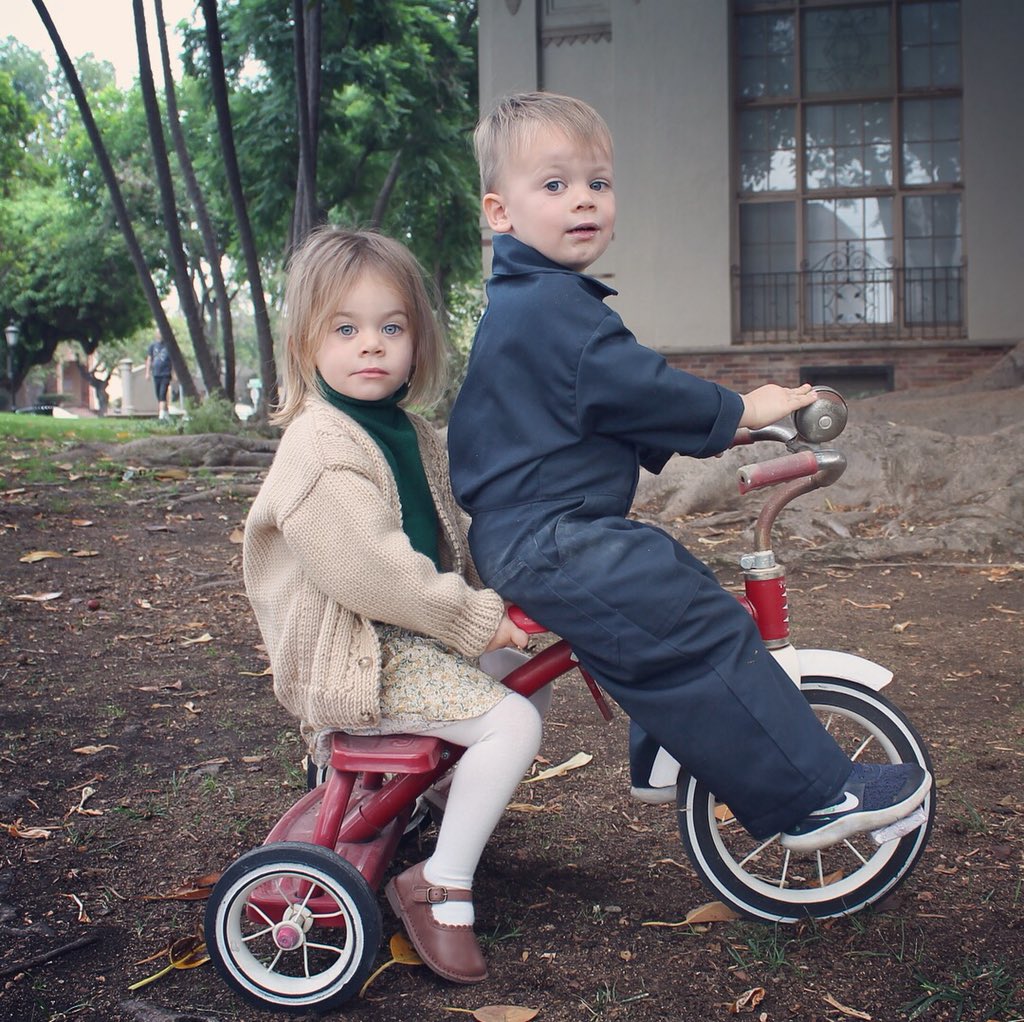 esbjorklund's tweet photo. Michael’s and Laurie’s alt childhood #HalloweenMovie #MichaelMyers #lauriestrode #tricycle https://t.co/3B3ftKgG2A