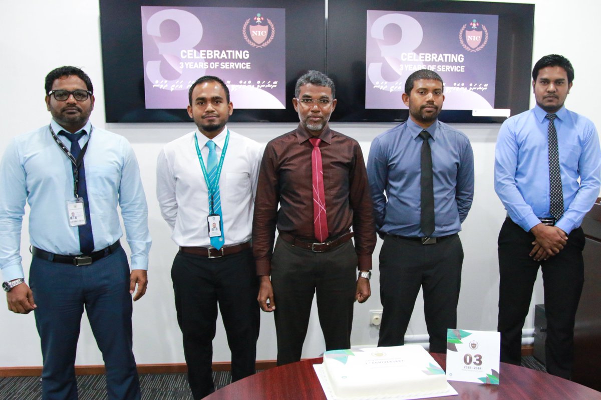 MIRAmaldives's tweet photo. Congratulations @NIC_Maldives on your 3rd Anniversary. https://t.co/GAKIFhebTT