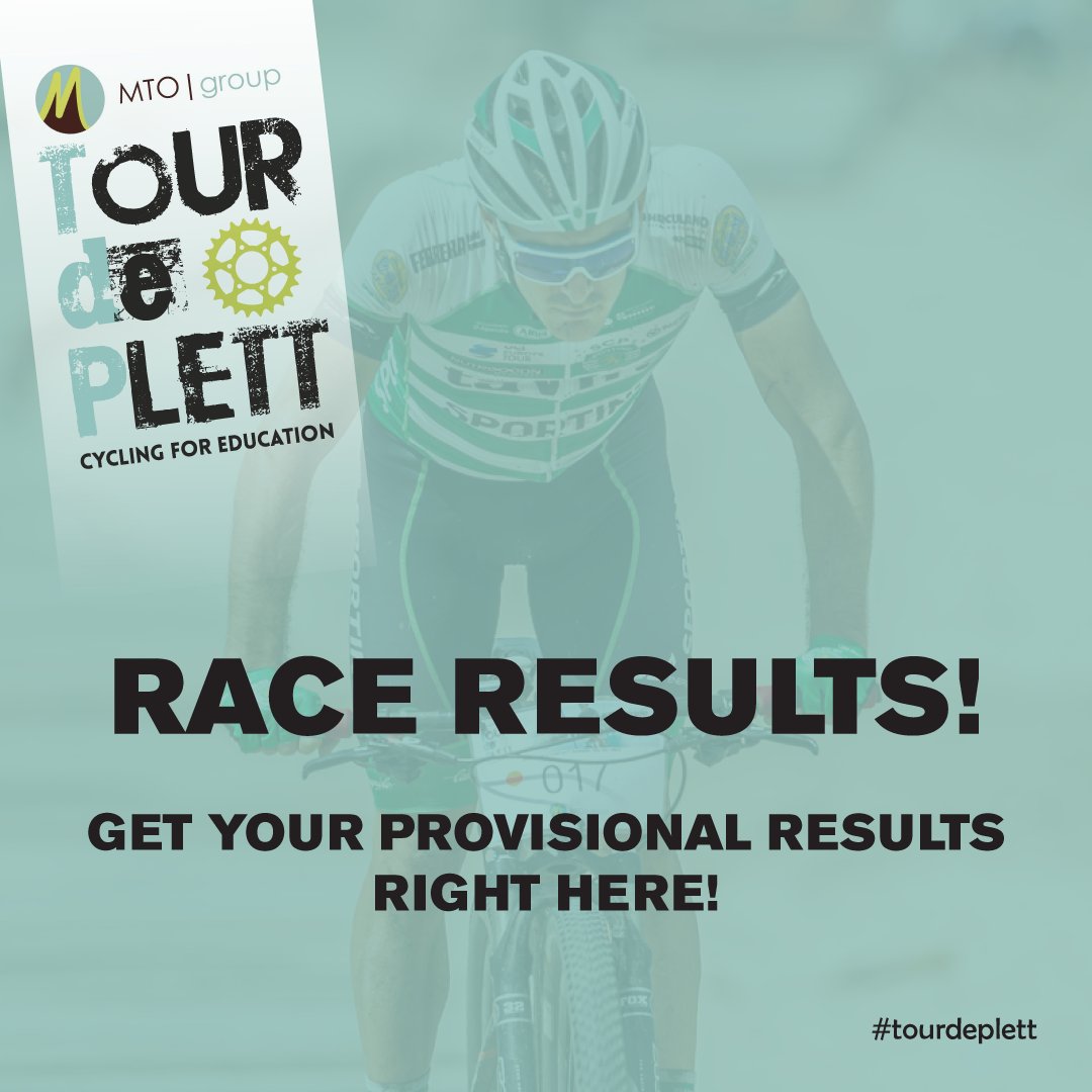 TourDePlett's tweet photo. RACE RESULTS! Get them here: https://t.co/Vx4cDZ3mr1

Thanks again to all riders, see you at Tour de Plett 2019! https://t.co/u8F9K7a3zX