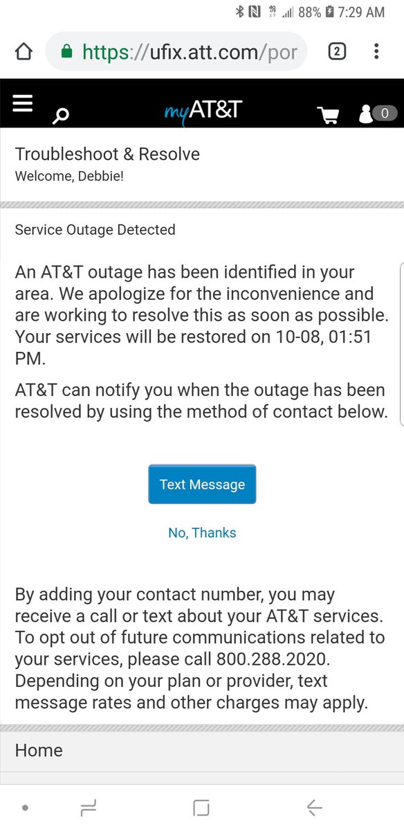 Internet Outage In My Area Att Rob Hanlen On Twitter: "@Attcares @Att Another Day. And Another Delay To  The Projected Service Repair To My At&T Internet For My Street. Everyday  The Completion Date Gets Pushed One More Day.