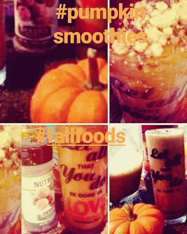 DoreneShaver1's tweet photo. #pumkinpie #smoothies with #realpumpkin n #grahamcrackercrumbs #ummm https://t.co/QYA0KcSet7