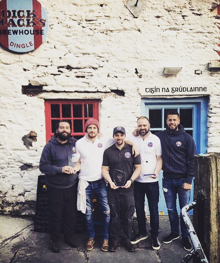 Today we celebrate our 1st birthday along with winning Two GOLD awards for our Coffee Stout & Session IPA at @blasnaheireann beer awards. We also took home best product in a Gaeltacht region. Absolutely chuffed! #Blas18 #blasnaheireann #dinglefoodfest #dingle #winner #CraftBeer