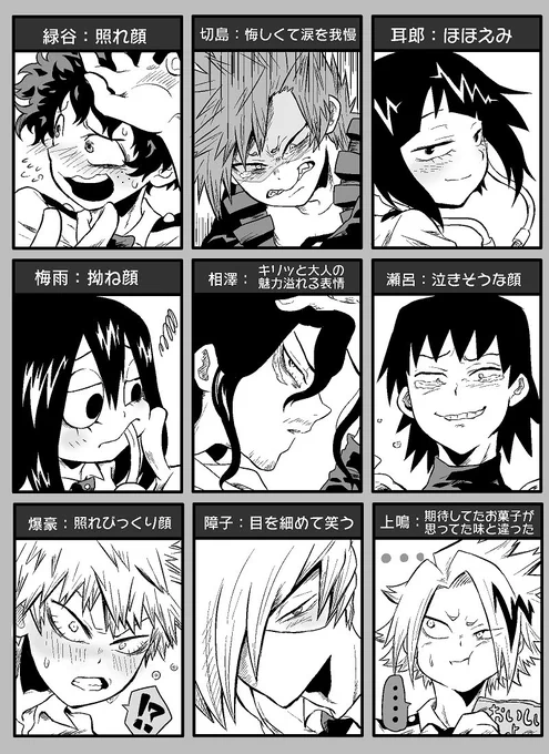 #リプきたキャラの顔だけ描く 
36人のキャラ＋表情の指定いただきました！とってもとってもとっても楽しかった～！ 
