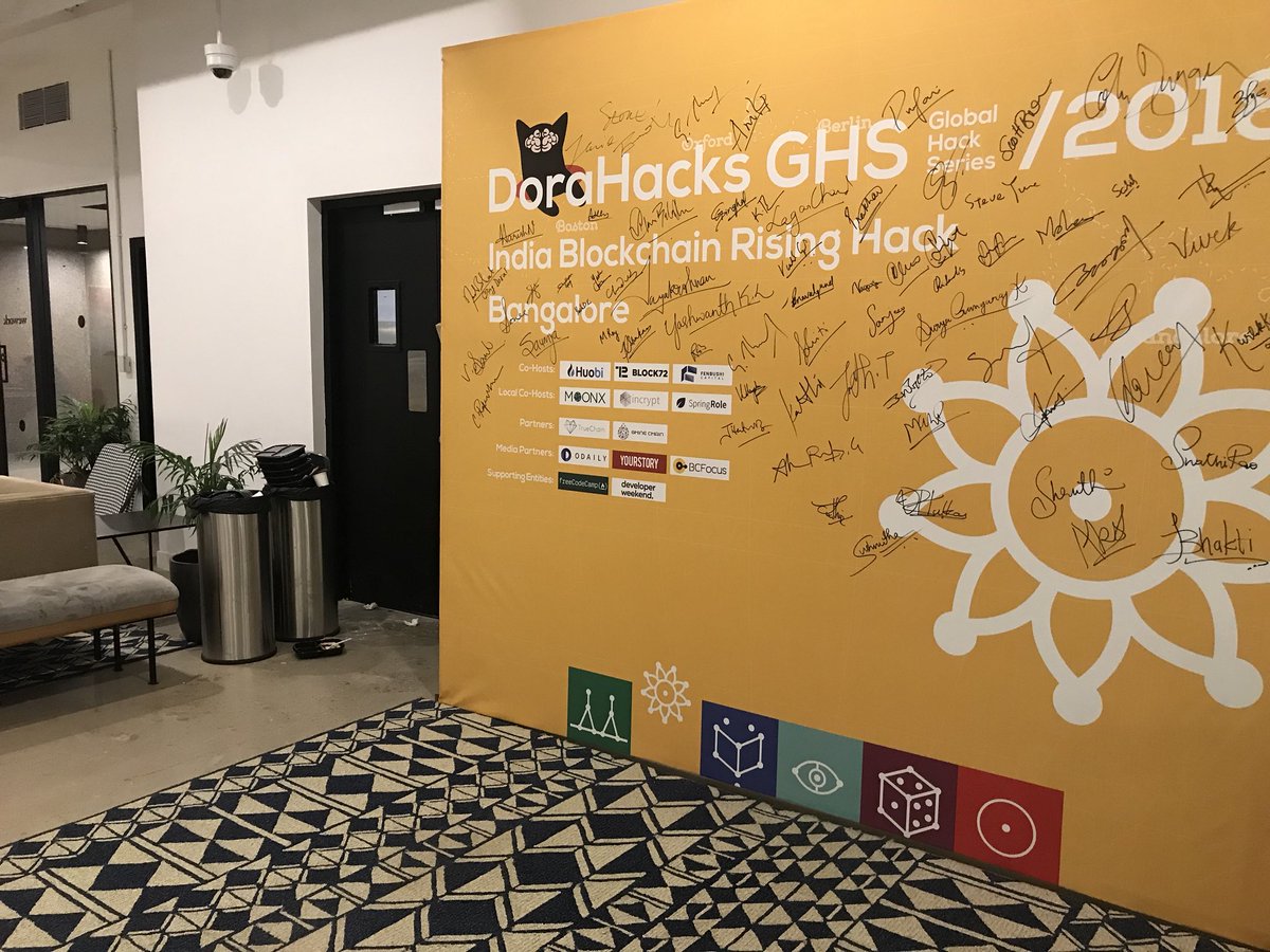 gokulgaze's tweet image. Mentoring a bunch of brilliant hackers on the possibilities of #Blockchain and conversing about #DistributedConsensus and #VerifiableDataStructures in the #DoraHacks Hackathon was a great experience. This event gives immense confidence in the ability of Indian #StartUpEcosystem.