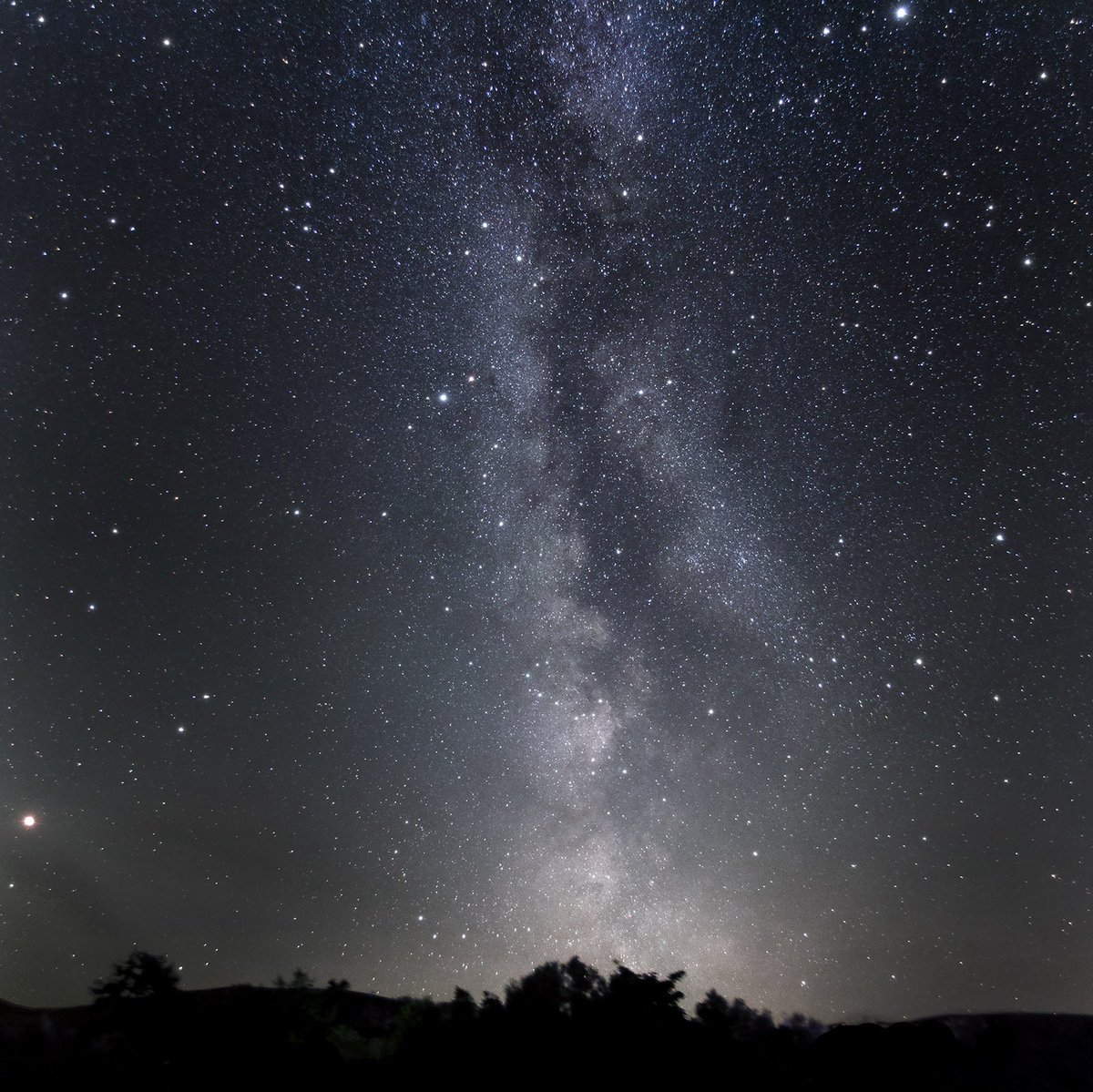 Milky Way from Ingram, #Northumberland last night. Temperature almost freezing but a nice safe place to do #astronomy and #astrophotography