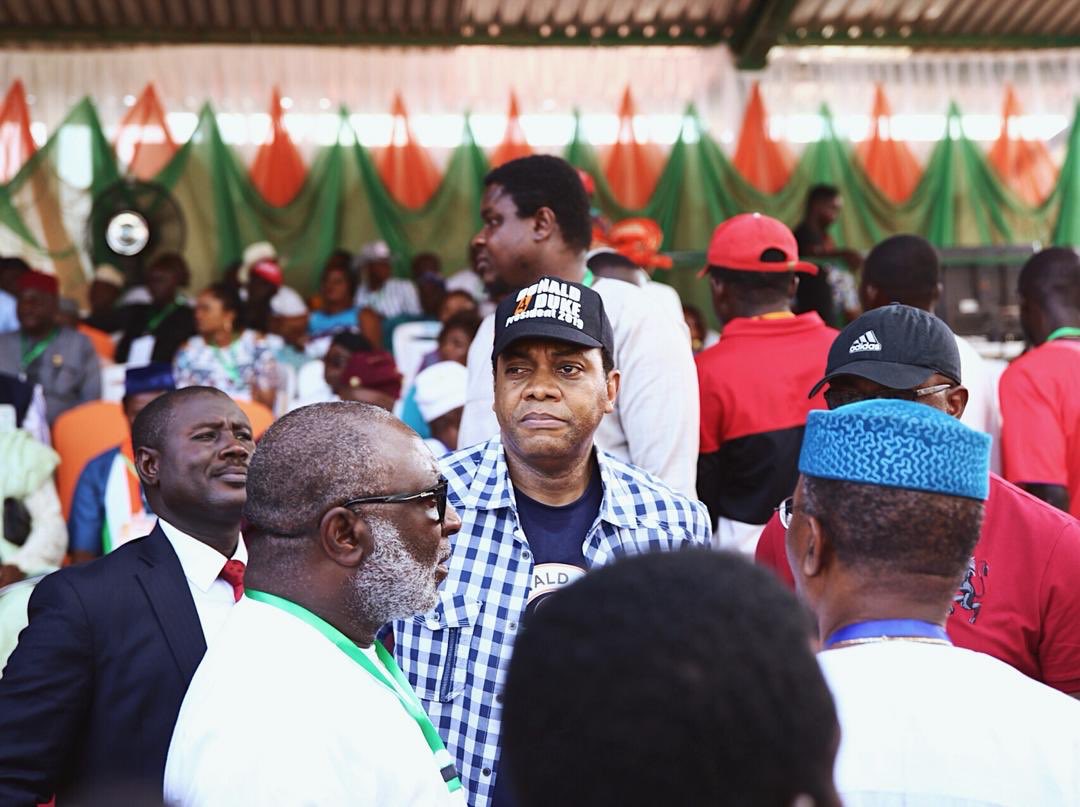 Donald_Duke's tweet photo. In the early hours of the morning, I was declared winner of the SDP presidential primaries. I am grateful to all party members and delegates who have entrusted me with this mandate. The work of getting Nigeria on track starts now. #EveryoneMatters https://t.co/4Yg7gmaOKk