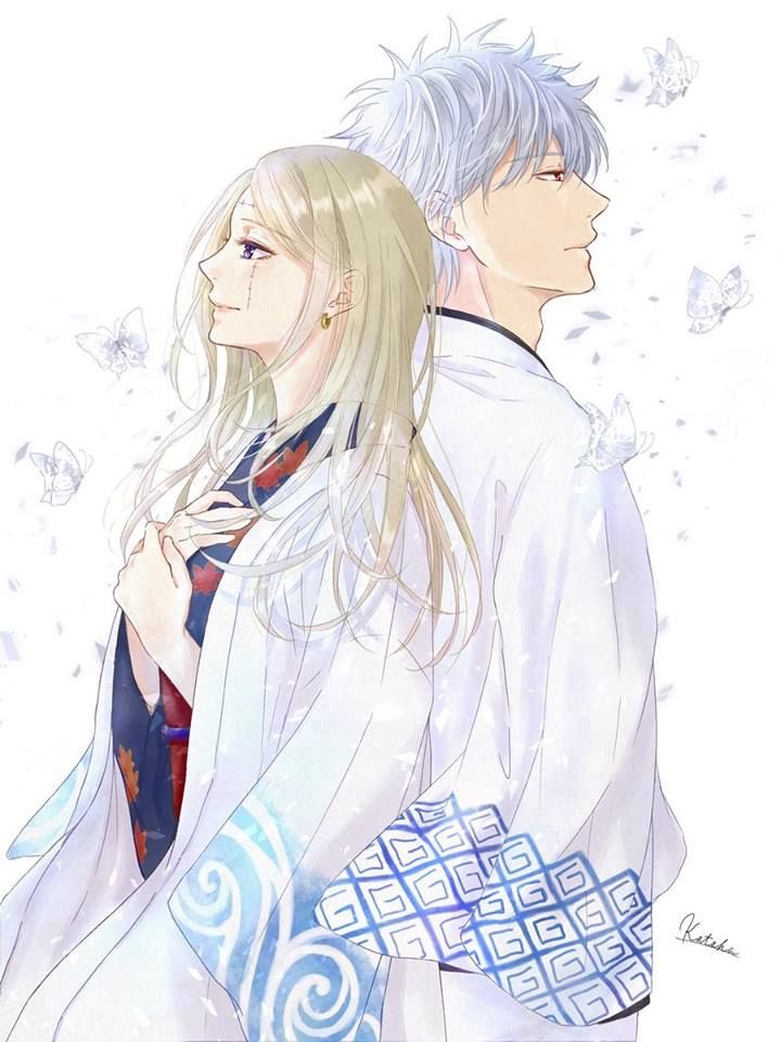 Gintama Gintoki And Tsukuyo