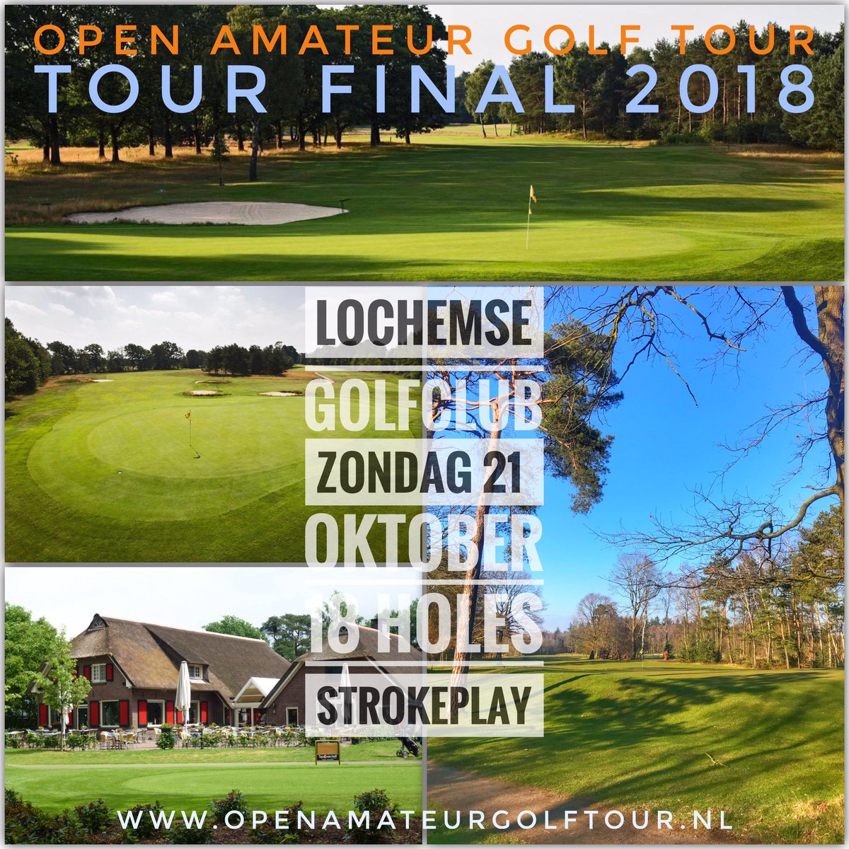 OpenGolfTourNL's tweet photo. Hoe gaaf dat https://t.co/HbIjYaMaPJ de Tour Finale op 21 oktober @Lochemsegolf van de Open Amateur Golf Tour sponsort met event tickets voor de Formule 1 in Oostenrijk, FC Barcelona tegen Eibar en Roland Garros in 2019. #sport #business #music #EventsTravel @greenpeppergolf https://t.co/E55VV7u9ww