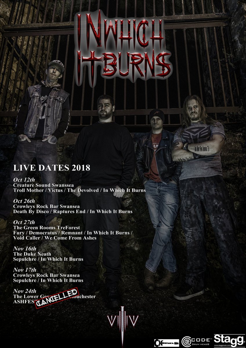 InWhichItBurns's tweet photo. Getting busy before the fat white bearded bastard comes and takes all the credit for our hard work. Come see us at a show or 4!!
๐ค๐ค6341๐ค๐ค
#Getsyouplaying
#staggmusic
#staggfamily
#staggcymbals
#CharvelGuitars
#officialbcrich
#bugeraamps https://t.co/70HdpOmnt0