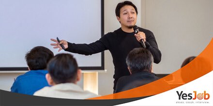 YesJobApp's tweet image. Public speaker kerap berhubungan dengan teknik komunikasi. Seorang public speaker handal paham betul akan penyampaian ide atau topik yang disampaikan sehingga mempunyai makna yang sangat mendalam sekaligus menghibur. Pekerjaan MC, TV host, radio broadcaster sgt ahli dalam hal ini