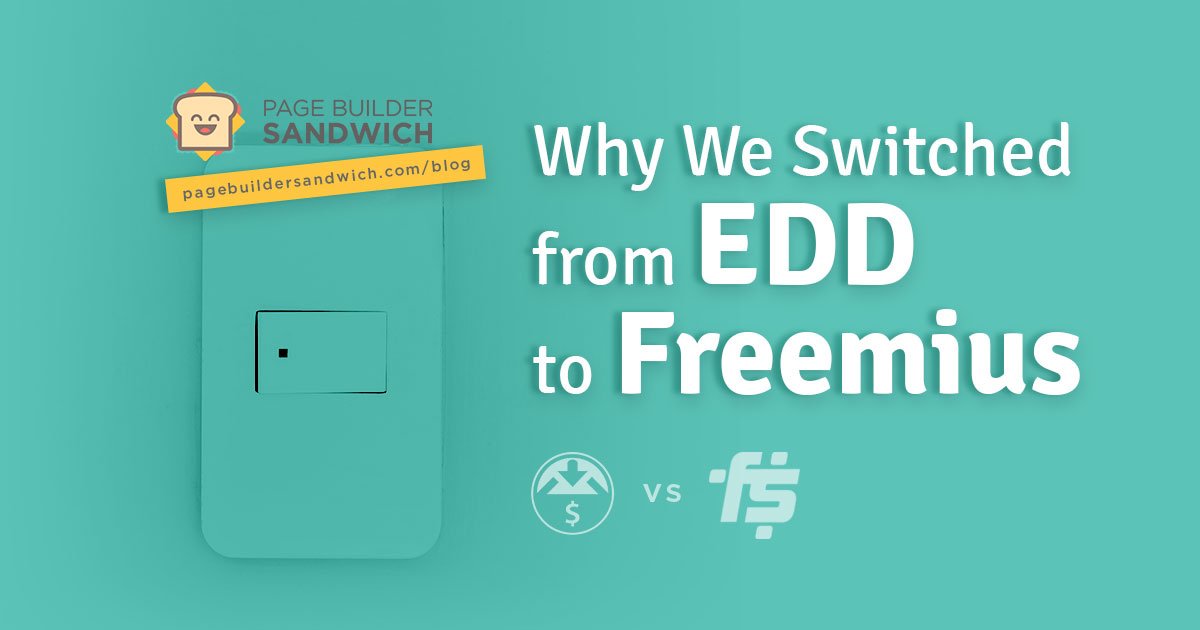 frontlybuilder's tweet image. Why We Switched from EDD to Freemius. When Page Builder Sandwich was launched in 2016, we were using Easy Digital Downloads. In 2018, we moved to Freemius. Here’s why we switched:  zpr.io/63hQh