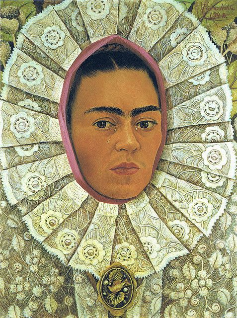 FridaKahlo's tweet photo. "Autorretrato dedicado al Dr. Eloesser". (1940)

#FridaArt #FridaKahlo https://t.co/Ug4rYvEnyO