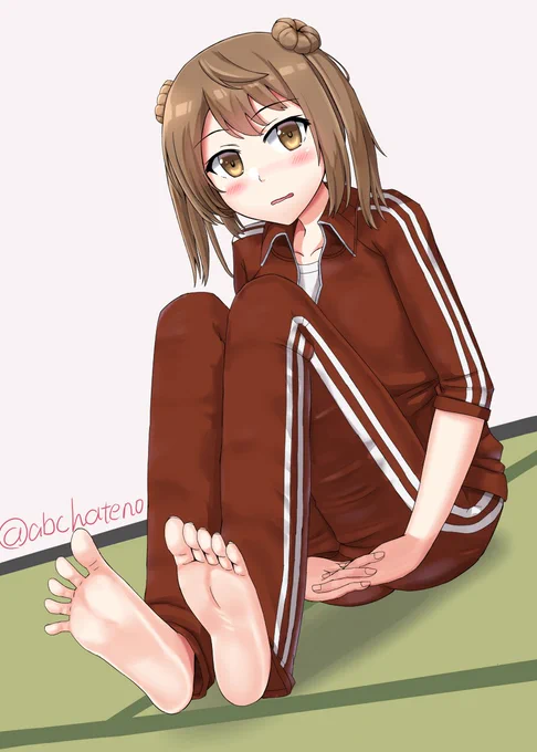 ジャージ満潮(エプロンなし#艦これ 