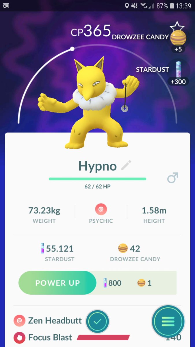 pogotrainercode's tweet photo. I just caught my first Hypno https://t.co/gNBYu9ymgA
