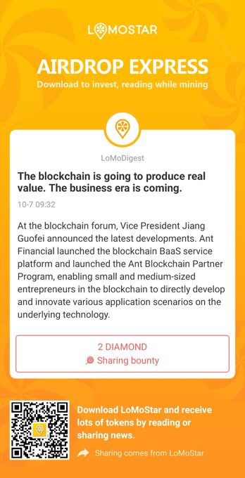 Download LoMoStar and immediately participate in reading mines click https://t.co/9GTH8QeOiu to download
