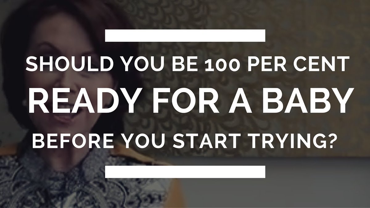 Should you be 100% ready for a baby before you try to conceive? bit.ly/2aDIC2q