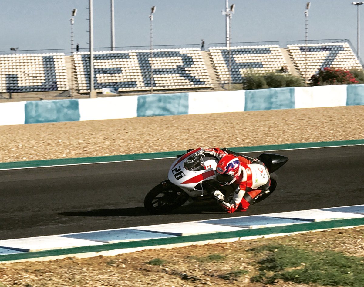 TheMotoMethod's tweet photo. Last race of the season in 2 weeks at #circuitojerez and I am excited to get back!  Had a solid test two weeks ago and I’m really looking forward to a strong finish to the season!!! #finishstrong #gojonnygo #fullgas #rfmecev #xctech #longway2thetop https://t.co/LRJQH3PnCs