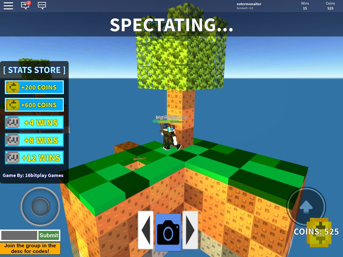 nathanuclement's tweet photo. @Roblox I found this hacker in skywars https://t.co/vQHlVdx37W