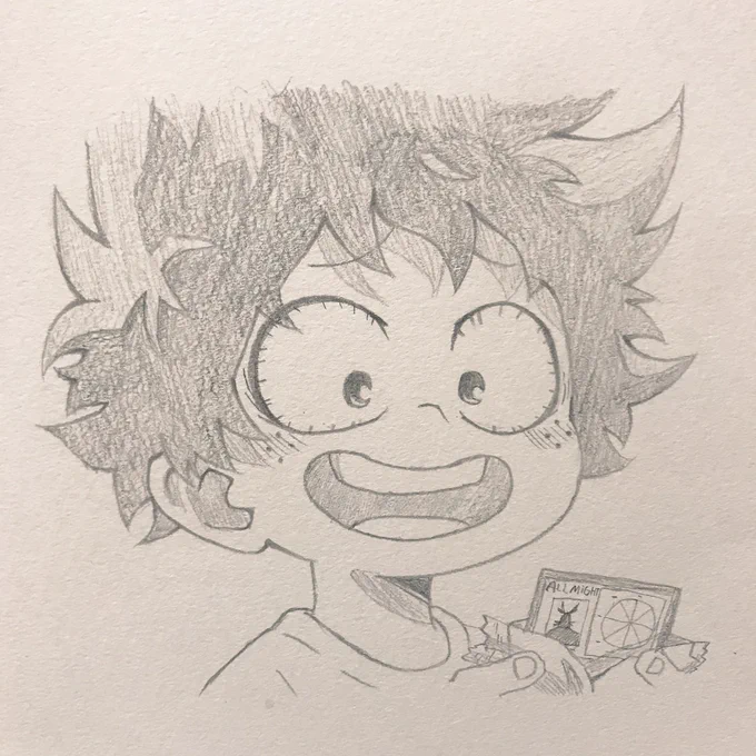 幼少期勝デク落書き✎*。
久々に模写しました⸜(๑⃙⃘'ω'๑⃙⃘)⸝

#絵描きさんと繋がりたい #絵描きさんとつながりたい #ヒロアカ絵描きさんと繋がりたい #勝デク #僕のヒーローアカデミア #模写 #アナログ 