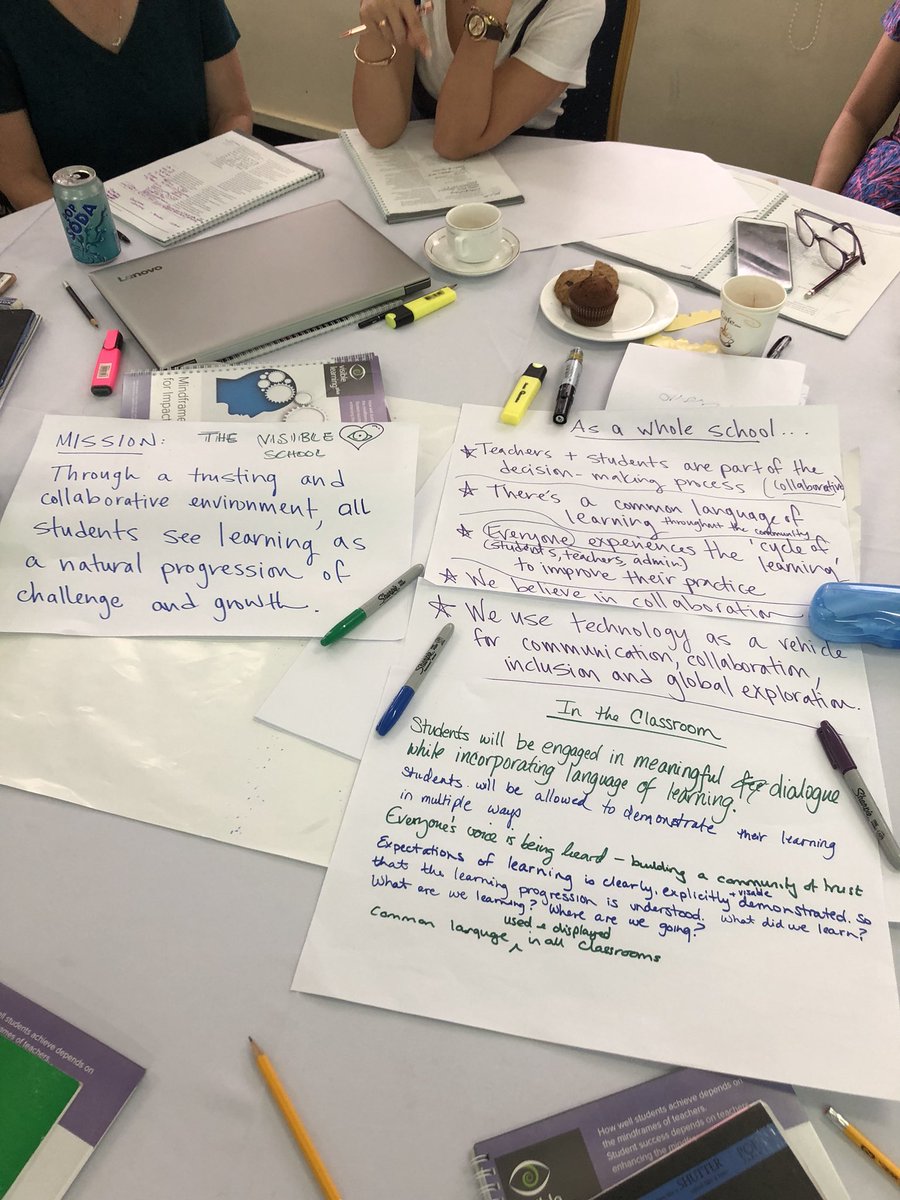 Katejoi's tweet photo. @VisibleLearning @gilberthalcrow creating our perfect school at mindframes for impact, visible learning at ISY Yangon https://t.co/U2h3hQ58Nh