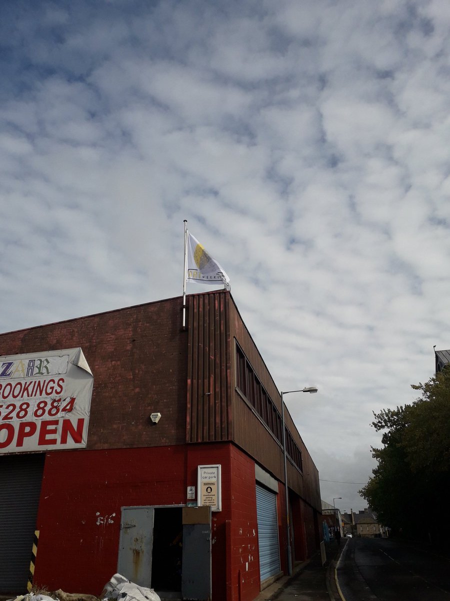 BoroFactory's tweet photo. Final day of the brilliant @MAW_weekender #middlesbroughartweekender - Sun's out! https://t.co/wd6A5EK5br