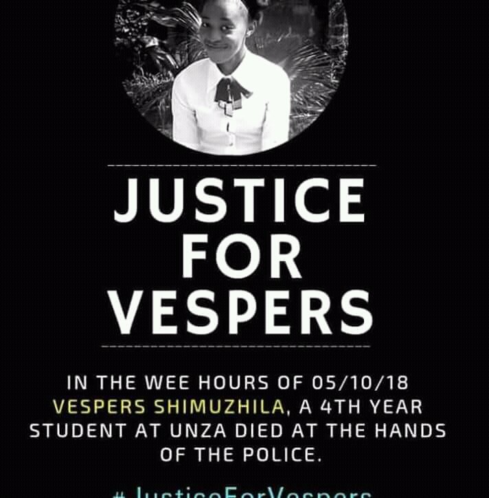 mateyo_banda's tweet photo. It's very sad that the people entrusted with our safety are now killing us. #JusticeForVespers #BBCAfricaEye #bbcafrica #muvitv #UNZAMourns https://t.co/IDQrt5LKSc