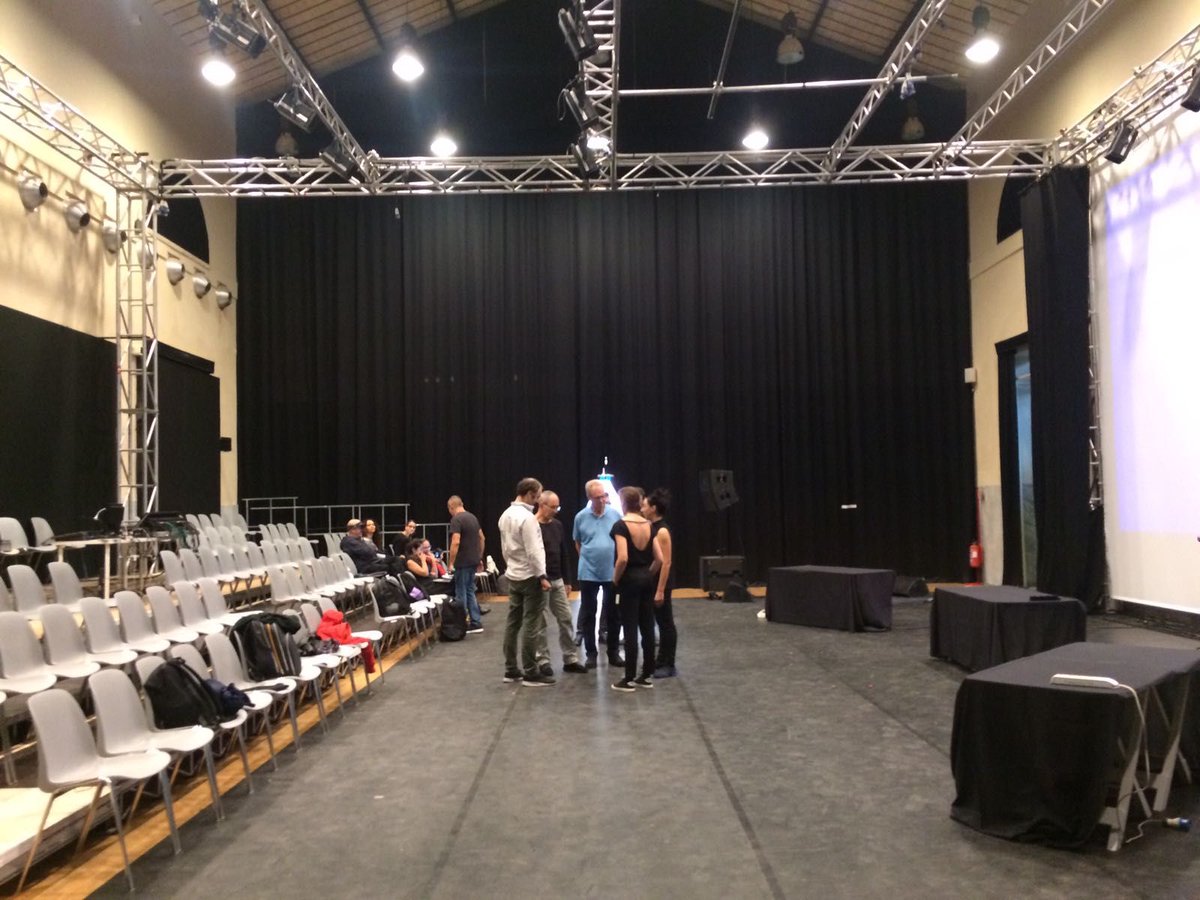 Wholodance_EU's tweet photo. Getting ready for #WhoLoDancE Experience, showing the best of our tools with interactive hands on sessions and dance demonstrations! Today at 14:30 @Romaeuropa Festival #MACROTestaccio #Mattatoio #VR #Choreomorphy #movement #motioncapture https://t.co/xaX2DGl9KS