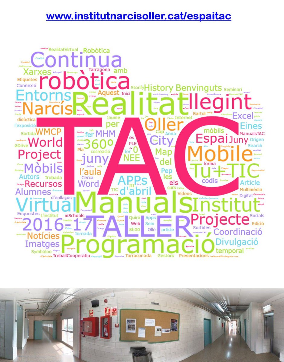 ComissioDigital's tweet photo. 📌@ComissioTAC @InsNarcisOller  

🏵️Un gran equip de treball amb més de 30 docents de l' #InsNarcísOller de #Valls

Info TAC i Comissió TAC.Consulteu:
➡️🔗https://t.co/7PO7rXpmrW    

📁#alsCentres  #ComissioTAC #plaTAC #TallersTAC #ManualsTAC  🧩#BPDMCat #Vilaniuada #EspaiTAC 🏷️ https://t.co/AsUe1q9zJ7