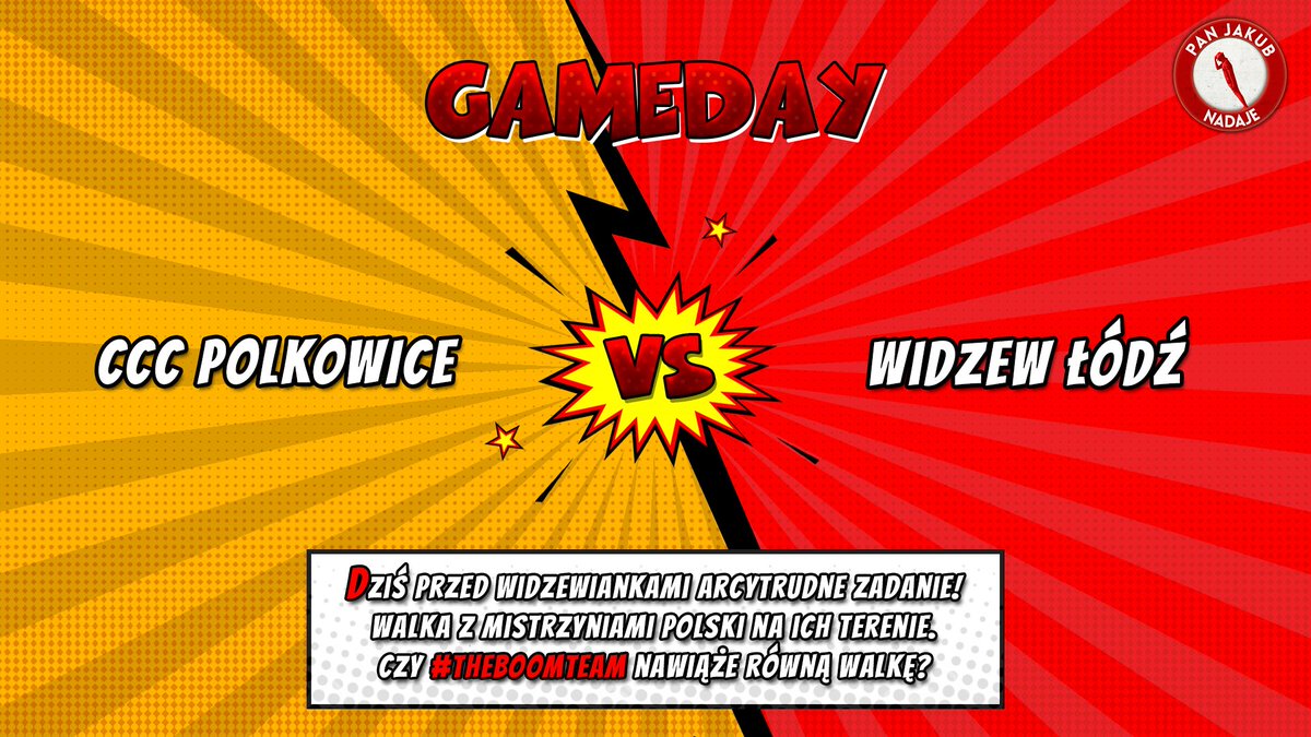 PanJakubNadaje's tweet photo. #theBOOMteam @widzewkosz gra dziś w Polkowicach z mistrzyniami Polski @CCC_Polkowice w @BLKpl!🏀 Mecz będzie można obejrzeć za friko na You Tube. A w sobotę o 16:30 rusza #boomnakosza!💥😎 #boomiscoming https://t.co/v1n9yzGAo6