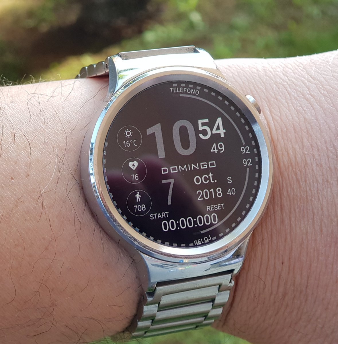 SansaTwit's tweet photo. Esta es la #Watchface de mi #MiSmartWatchHoy | una copia que he personalizado yo basada en “PDP digital 5.1 with HR” | https://t.co/BoiRee1gH6 | #Smartwatch #AndroidWear #HuaweiWatch #PebbleSteelHoy https://t.co/kglKBmTi9j