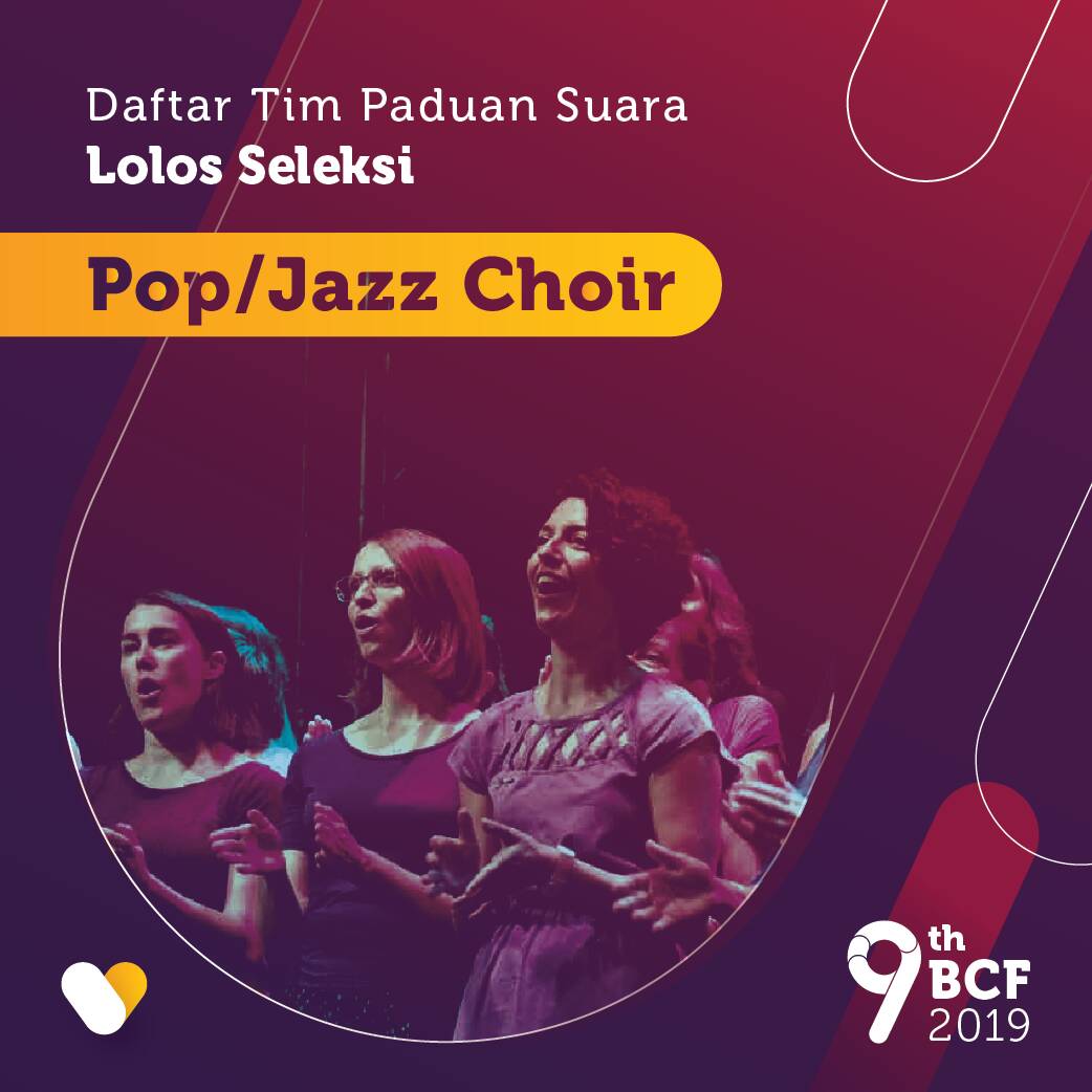 BCF_UB's tweet image. [CONGRATULATIONS!]

These are participants of Pop/Jazz Choir Category

Welcome to #BCF9! 
See you in February😉

#BCF9
#choircompetition