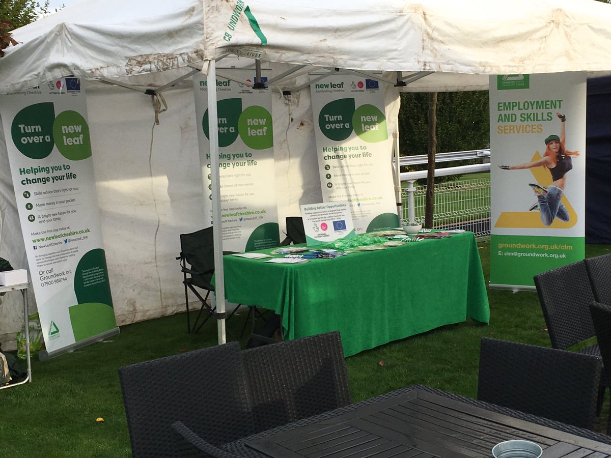 More photos from our <a href="/NewLeaf_NW/">New Leaf</a> team who are at <a href="/ChesterRaces/">chesterraces</a> today, supporting runners in the <a href="/chestermarathon/">Chester Marathon, Half and 10K</a> and promoting the fantastic New Leaf programme.